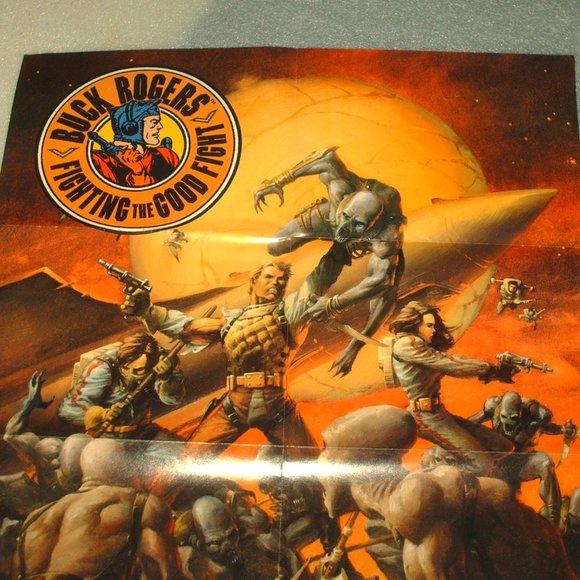 1990 Buck Rogers advertising poster for TSR games - Picture 6 of 7